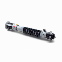 163PCS Space War Lightsaber Series Building Blocks Classic Movie Military Weapon Lightsabers Model Brick Toy Xmas Gift