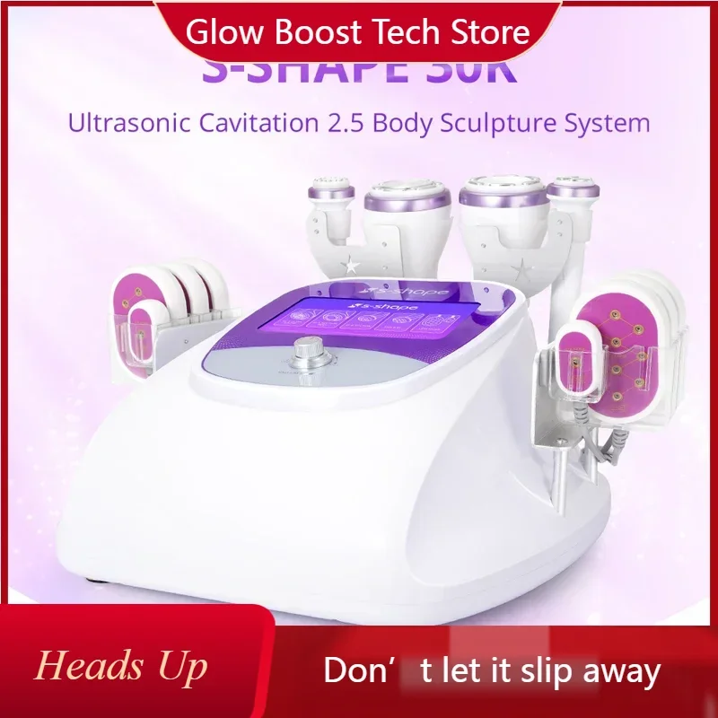 

NY30K RF Радиочастотный 8 упаковок Lipo Laser Pad Ультразвуковая кавитационная машина для подтяжки лица Домашний салон красоты