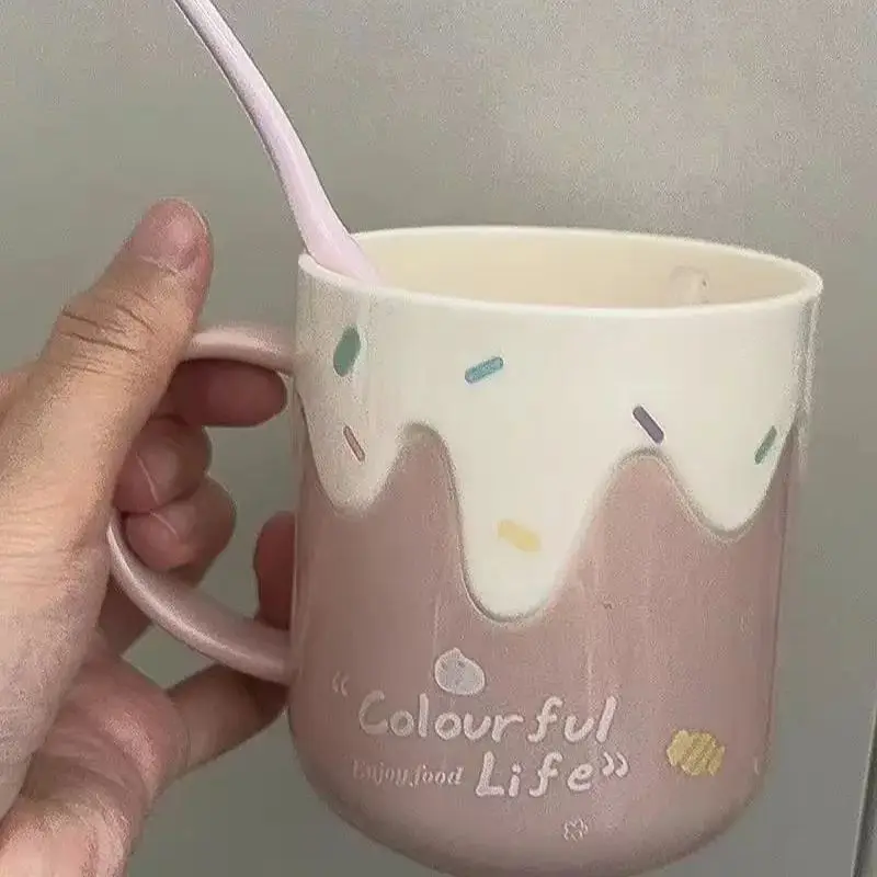 

Cute Rilakkuma Periphery Couple Gargle Cup Household Student Dormitory Exquisite Decoration Toothbrush Cup Girl Interesting Gift