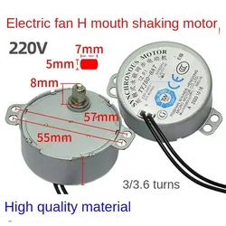 For Midea electric fan wall fan table fan tower  oscillating head motor TYJ50-8A7   1pcs