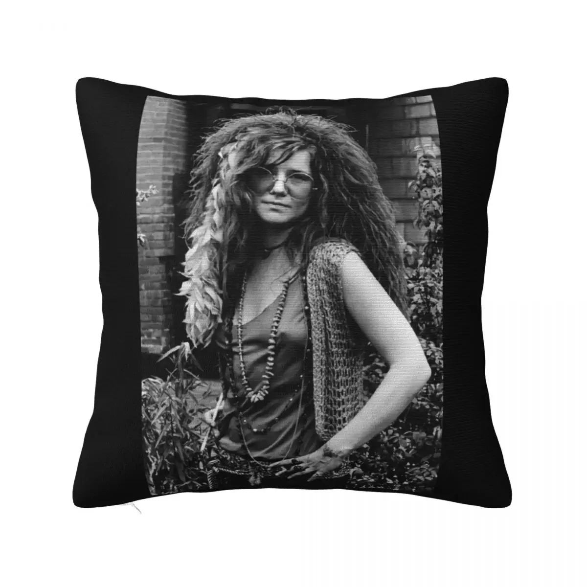 Janis Joplin 1969 Psychedelic Funny Vintage Gift For Men Women Text Adults Original Pillow Case