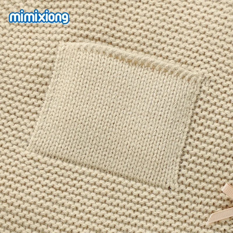 Baby Clothes Winter Beige Long Sleeve Knitting Sweaters Pullovers+Rompers Newborn Boys Outfits Sets 2pcs Infant Girls Tracksuits