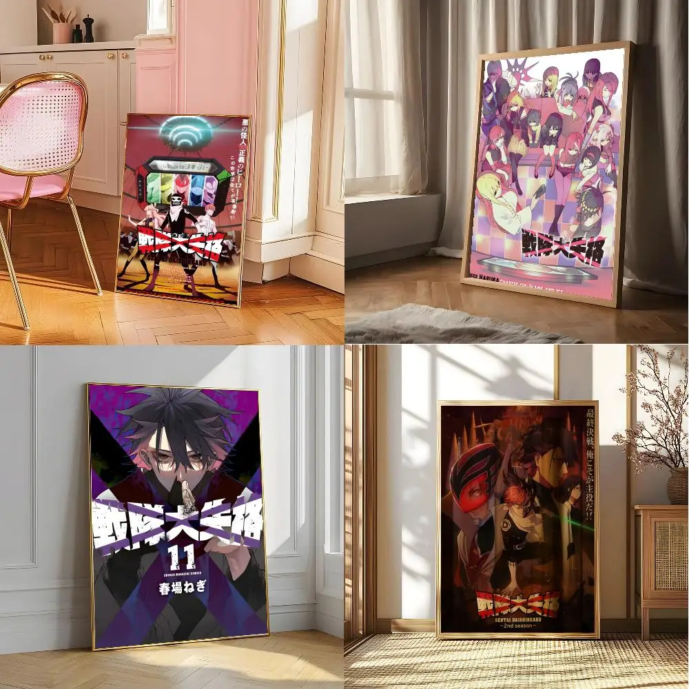 Go Go L-Loser Ranger Anime Poster Posters Sticky Vintage Room Home Bar Cafe Decor Kawaii Room Decor