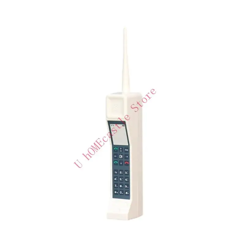 63HF Brick Phone Ornament,1980s 90s Phone Props Retro Cellular Phone Model,Old Fashioned Templates Home Decors