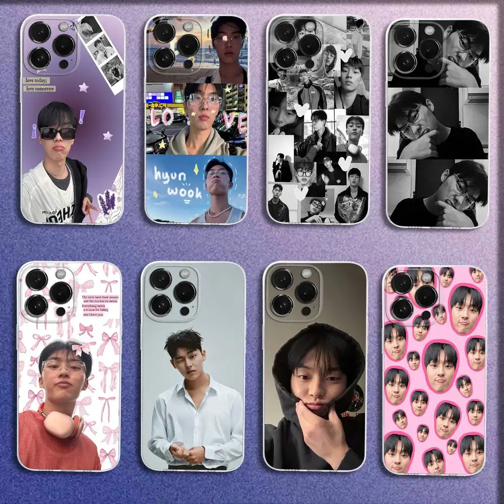 

Actor C-Choi Hyun Wook Phone Case For iPhone 16,15,14,13,12,11 Plus,Pro,Max,XR,XS,Plus,E,Mini Transparent Cover