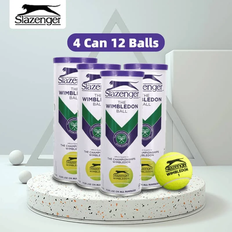 

Tennis Ball Slazenger THE CHAMPIONSHIPS WIMBLEDON BALL Competition Training Tennis Ball Professtional Rubber Bola Tennis