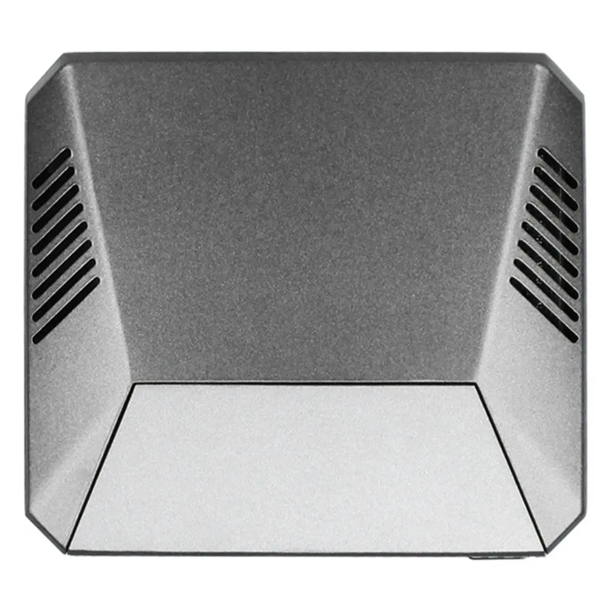 For Argon ONE V2 Case Metal Aluminum Case Removable GPIO Cover Passive Cooling Metal Shell for 4B