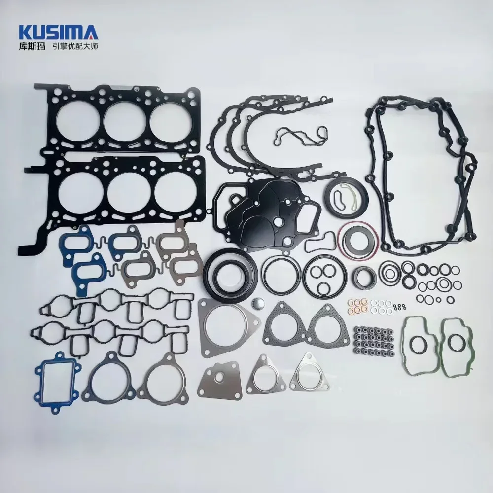 Auto Spare Parts Head Gasket Rebuilding Kit Repair Cylinder Set for Audi A4 A5 Q7 VW Touareg VR6 3.0T Diesel Engine CAS