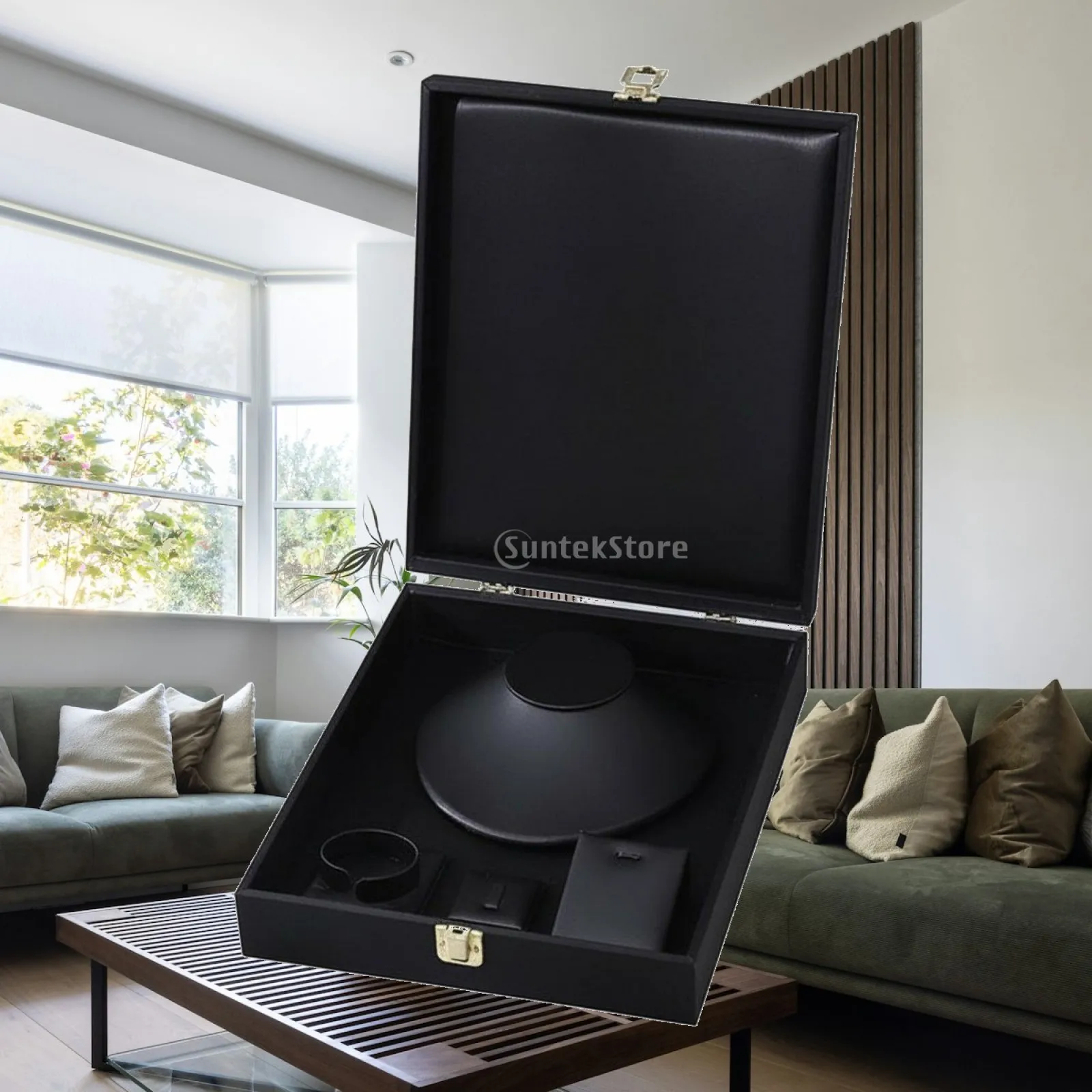 Professional Jewelry Organizer Casket with Compartments for Necklace Rings Bracelet Earrings Jewelry Packaging for Show