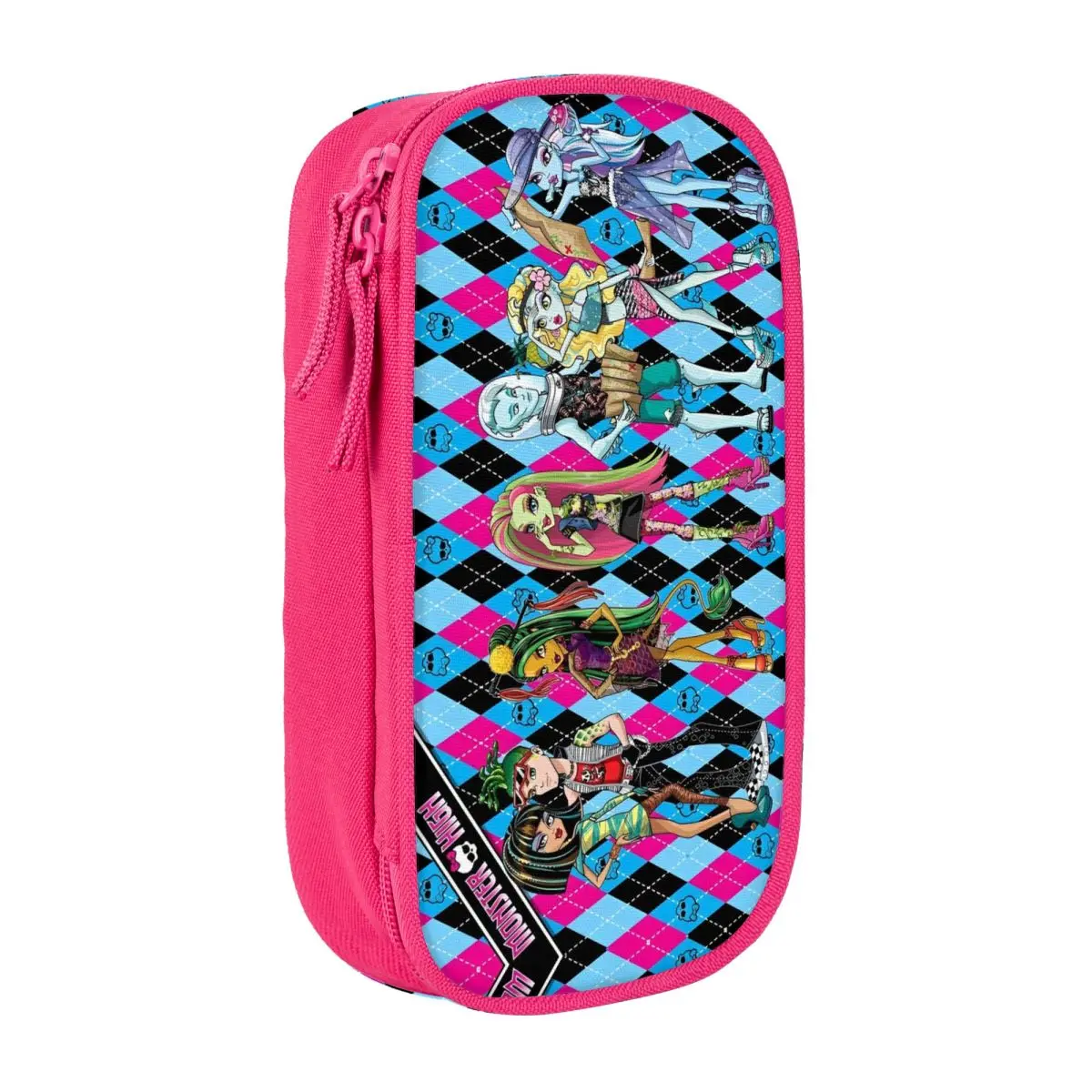 Monster High Character Pencil Case Boy Girl Cute Pencil Box Printed Back To School Pencil Cases Supplies Gift