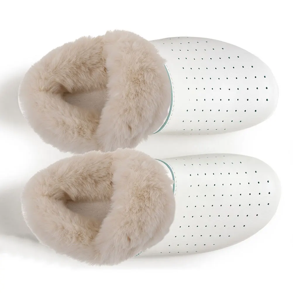 

1Set Warm Cotton Shoe Stockings Thickened Shoes Liner Removable Washable Winter Replacement Inner Insoles White 40-41