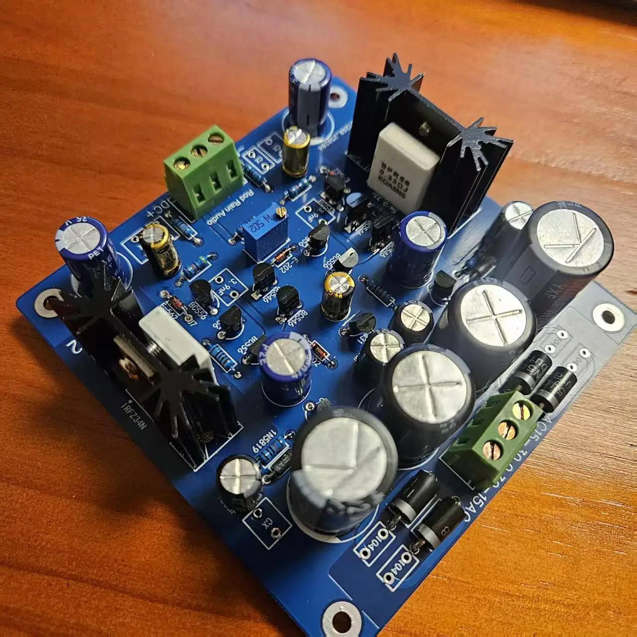 Sigma22 fever ultra-low uV noise field transistor discrete component DC voltage regulator positive and negative power board kit