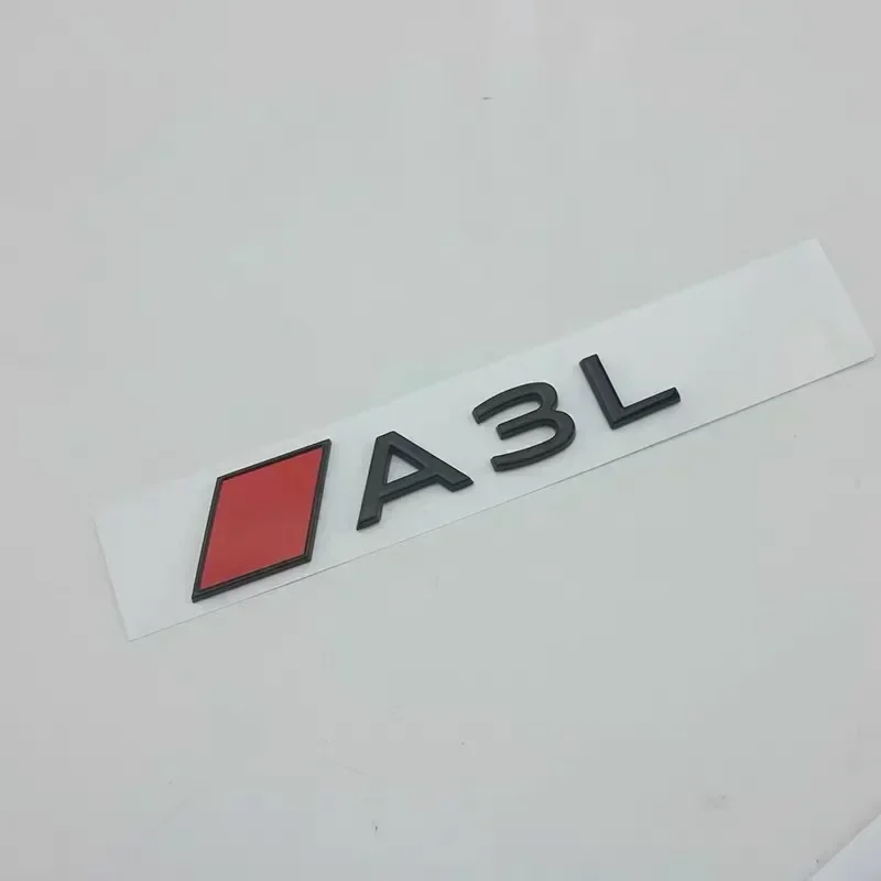 3D for Audi Square SQ8 A3L SQ7 SQ6 A5 S5 S3 S6 RSQ8 etron sportback Logoification Alphabet Numeric Sticker Rear Badge Accessorie