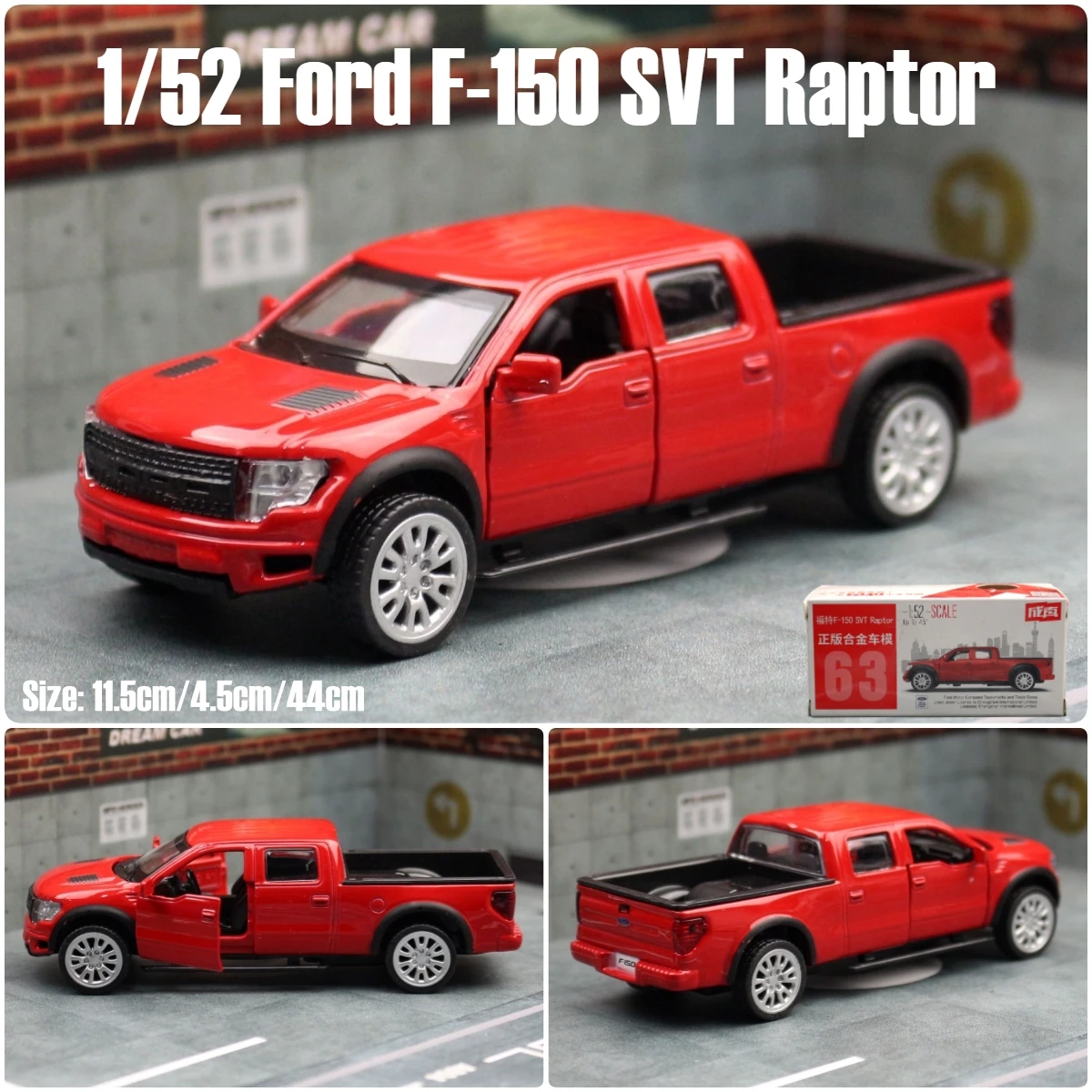 t.o様 リクエスト確認用　 フォード F-150ピックアップトラック　ミニカー 1/36 フォード F-150 SVT ピックアップトラックおもちゃの車のモデル