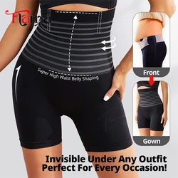 Flarixa High Waist Slimming Control Shapewear Panties Women Butt Lifting Pants Thighs Shaper Slimmer Postpartum Underwear Shorts
