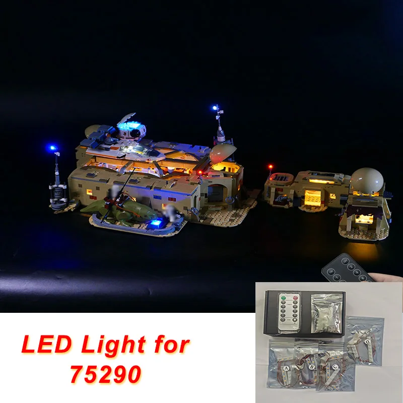 LED Light Set For 75290 Mos Eisley Cantina Decorative Light Set (Only LED Light, NOT Include The Model Bricks)