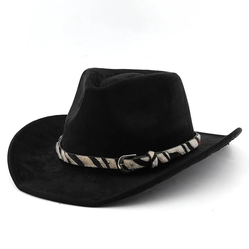Simple Couple's Fedoras, Fashionable Western Cowboy Hats, Sun Protection, Jazz Hats, Travel & Vacation Rider Hats