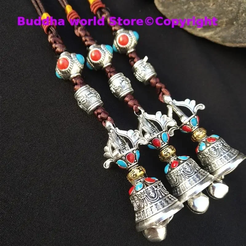 

3 шт. хороший эффективный амулет греко-буддийский карманный дорожный автомобиль благоприятная безопасность ваджрный колокольчик ваджра мантра тибетский кулон Будды