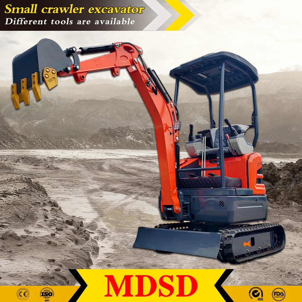 2 طن مصنع صفقة حفارة صغيرة مجنزرة الذراع الطويلة حفار صغير مع مرفق حفارة عالية الجودة لكوبوتا شحن مجاني