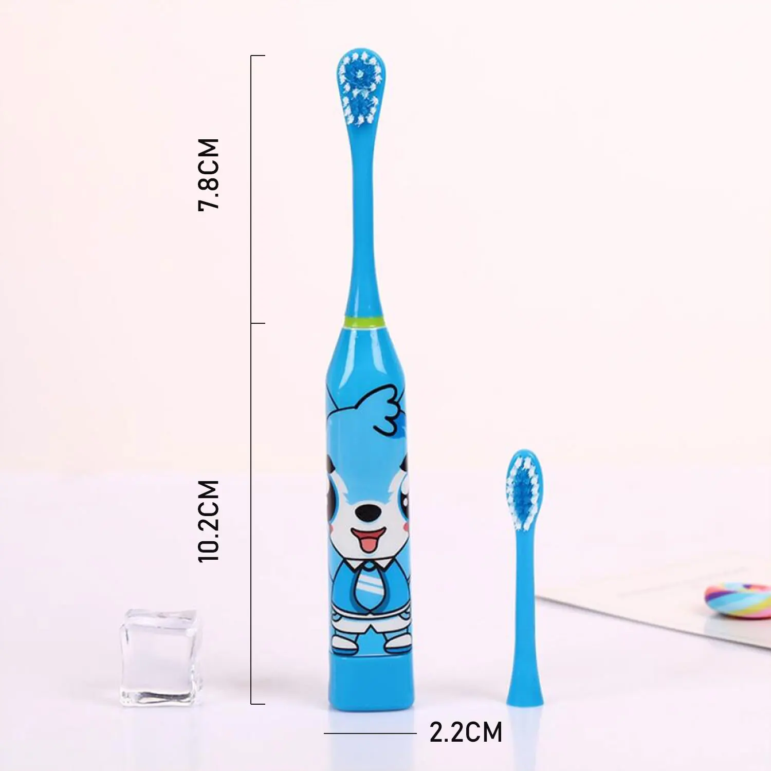 3pcs automatic ultrasonic electric toothbrush, creative cartoon pattern electric toothbrush, toiletries for children aged 3-12