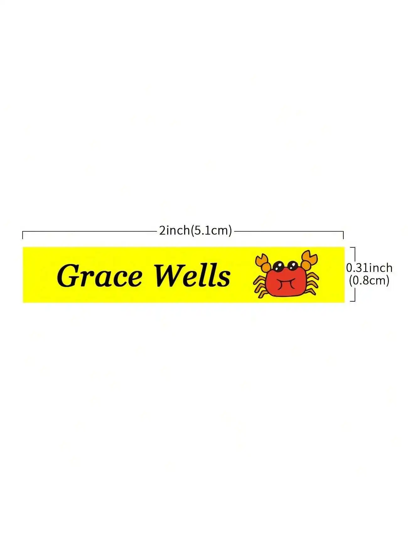 Custom Personalized Waterproof Labels for School Supplies Lunch Boxes Books Pencils Water Bottles Tooth - Name Stickers