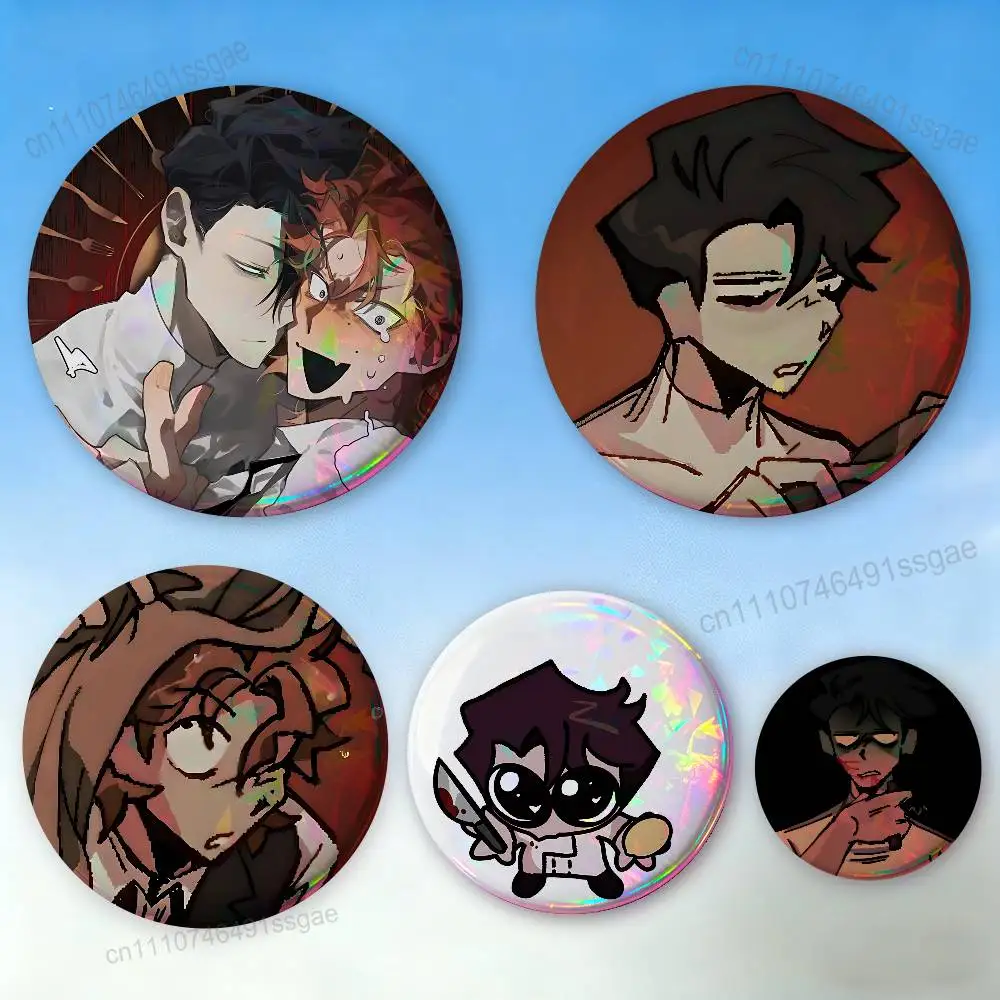 V-Vincent Rody Dead Plate  Badge Pins For Friend, Backpack, Clothing, Collectible Accessories, Jewelry Gift