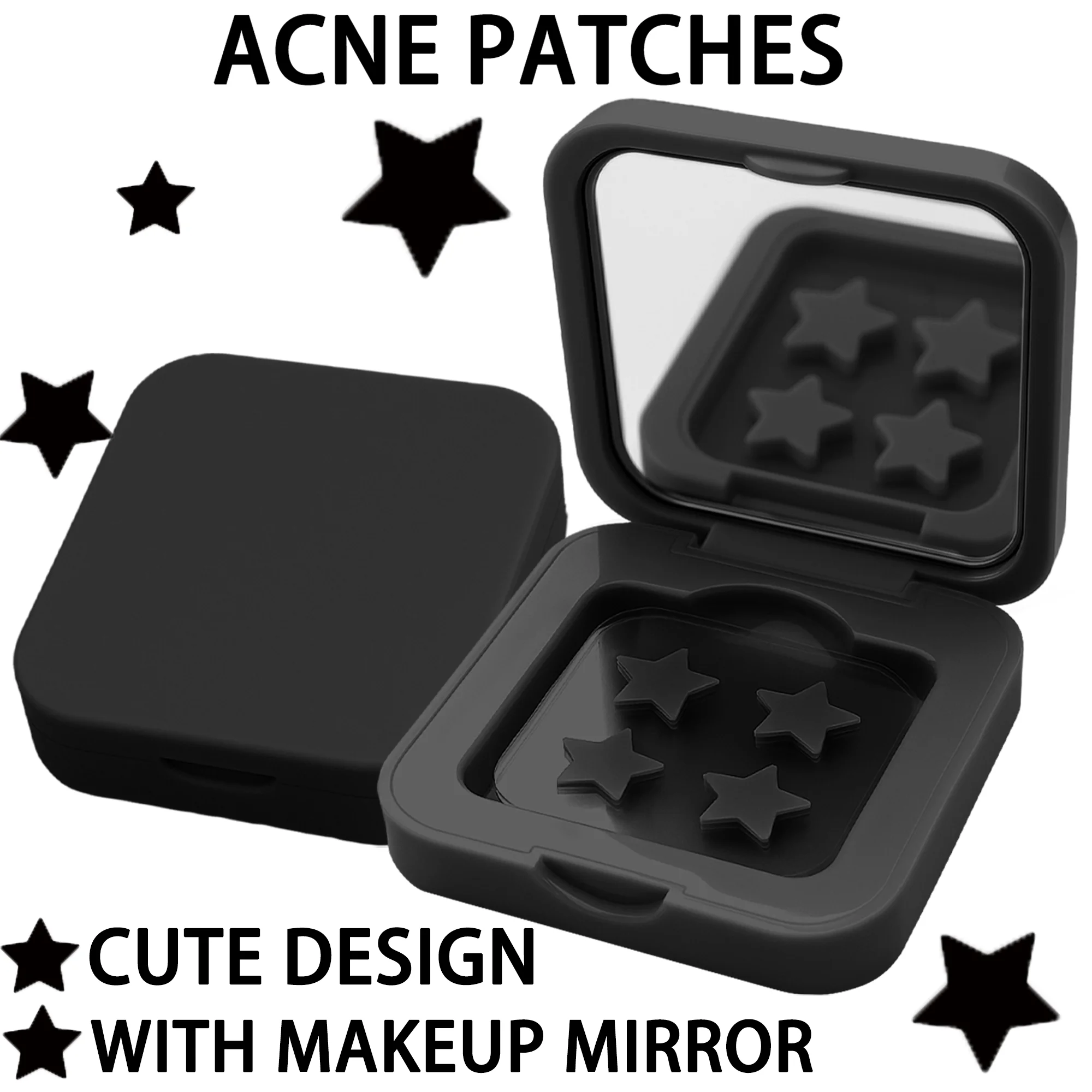 60 capsules/box of black star water-based gel acne mask, gentle on the skin, perfect for party decoration, mirror style