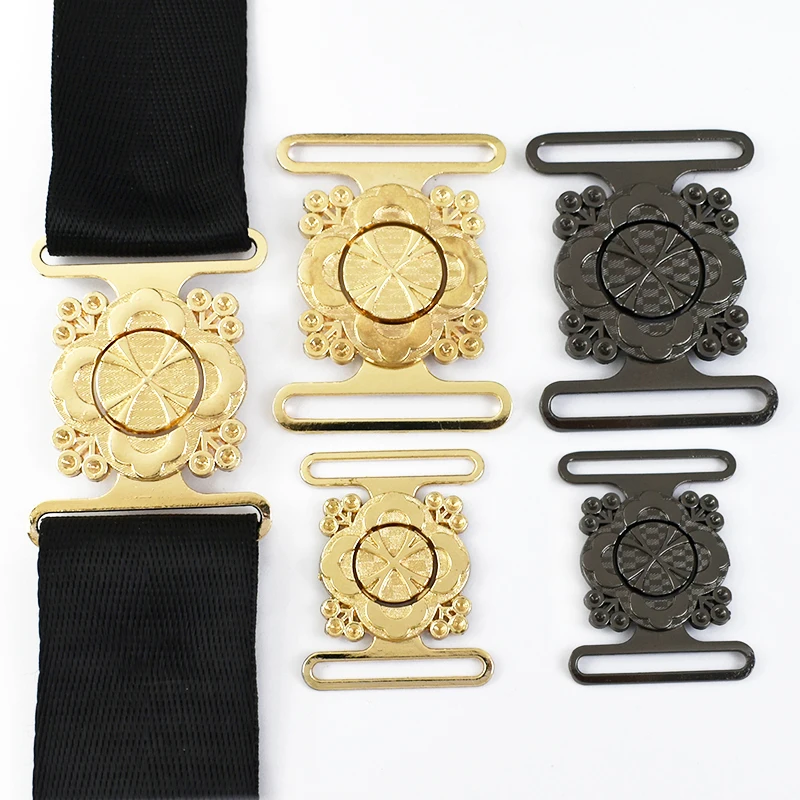 

Meetee 1-5Sets 30/40mm Metal Belt Buckle Retro Coat Windbreaker Belts Hasp Clothing Decor Button Replacement DIY Bag Accessories