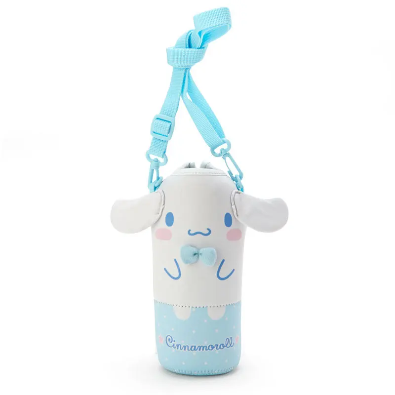 Sanrio Kawaii Cartoon Melody Water Bottle Bag Cute Water Cup Cover Outdoor Travel Portable Kids Boys Girls Charm Small Gift