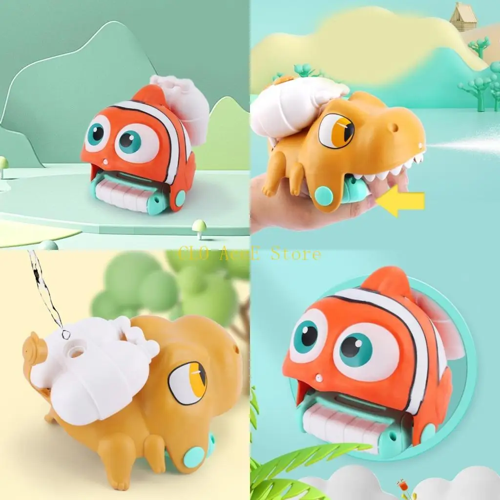 

16FE Kids Cartoon Animals Water Toy Burst Summer Play Water Toy Portable Summer Seaside Water Fight Toy