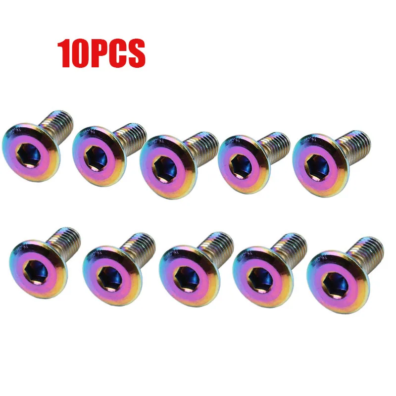 العالمي للدراجات النارية M8 * 20 مللي متر الفرامل الدوار تحديد المسمار المعدني الصلب جيدة للزينة