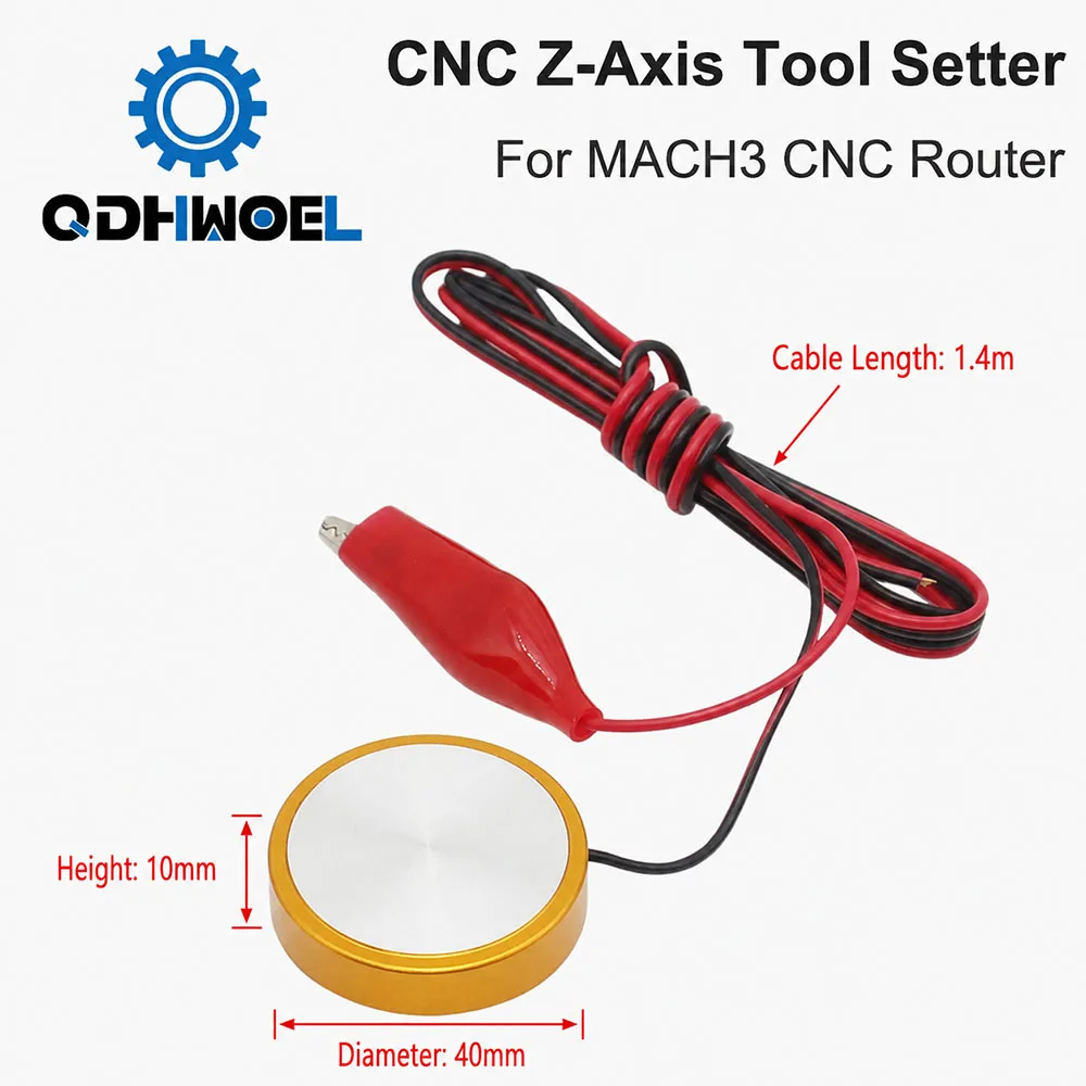 CNC Tool Setting Probe Z Axis Touch Sensor Tool Setter For MACH3 CNC Router Engraving Milling Machine