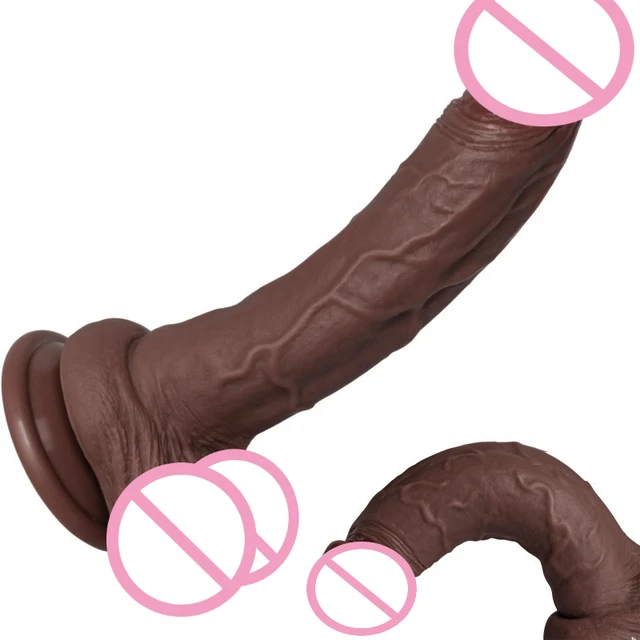 Realistic Super Big Soft Silicone Dildo with Strong Suction Cup Hands-Free Anal Masturbator G Spot Adult    Sex Toys For Woman