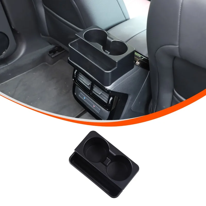 

Черный ABS для Range Rover Evoque L 2021-2025 + подстаканник за подлокотником, органайзер для салона автомобиля, аксессуары