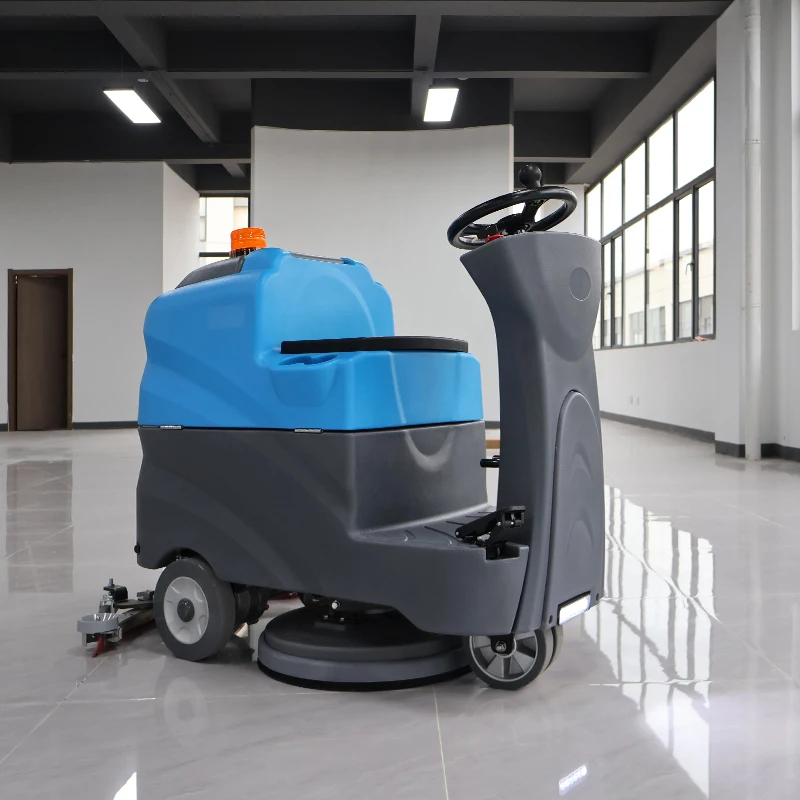 High Performance Small Commercial Hard Floor Cleaner Machine Ride on Floor Scrubber