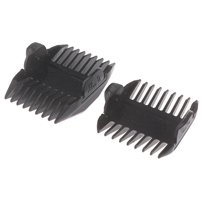 2Pcs Universal Cut Clipper Limit Comb Guide Attachment Size Barber Replacement