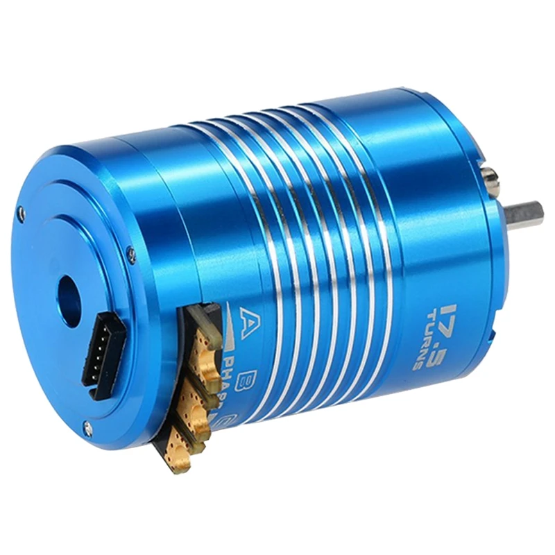 Imagem -02 - Eficiência Sensor Motor sem Escova 540 17.5t 2200kv 10 rc Carro Caminhão Alta