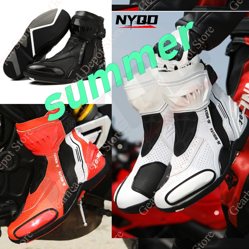 chaussures-de-moto-pour-l'ete-respirantes-anti-collision-protection-du-talon-course-en-plein-air-bottes-courtes-de-moto-tout-terrain
