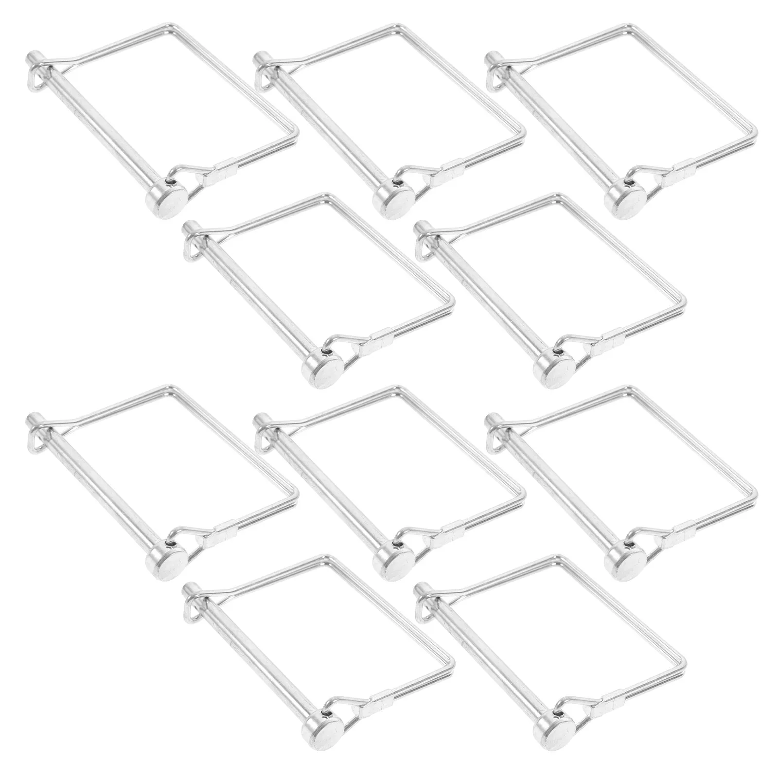 

10Pcs Coupler Pin M6x70 Heavy Duty Safety Coupler Pins Trailer Towing Replacement Wire Lock Pins Hitch Pin Wire Retainer
