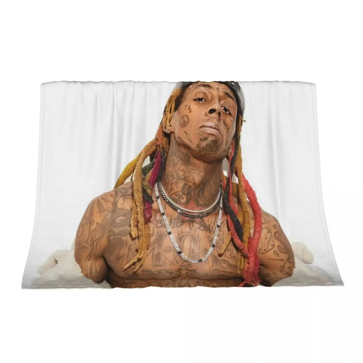 

cool wayne tattoos Throw Blanket Heavy Sleeping Bag Plush Blankets