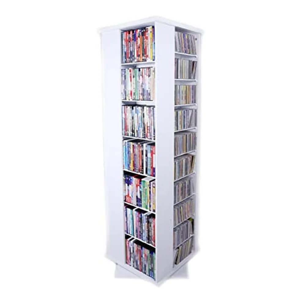 Revolving Media Tower 600 White