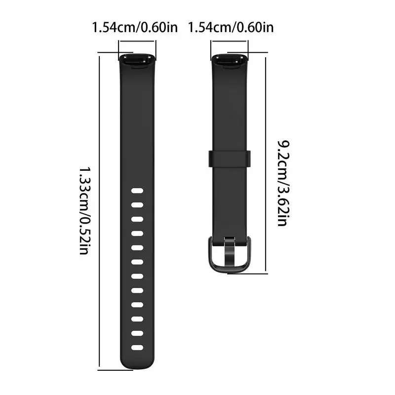 Fitbit Inspire 3 용 손목 스트랩 Fitbit Inspire 3 용 TPE 소프트 밴드 시계 액세서리, 스마트 워치 스트랩 교체 밴드