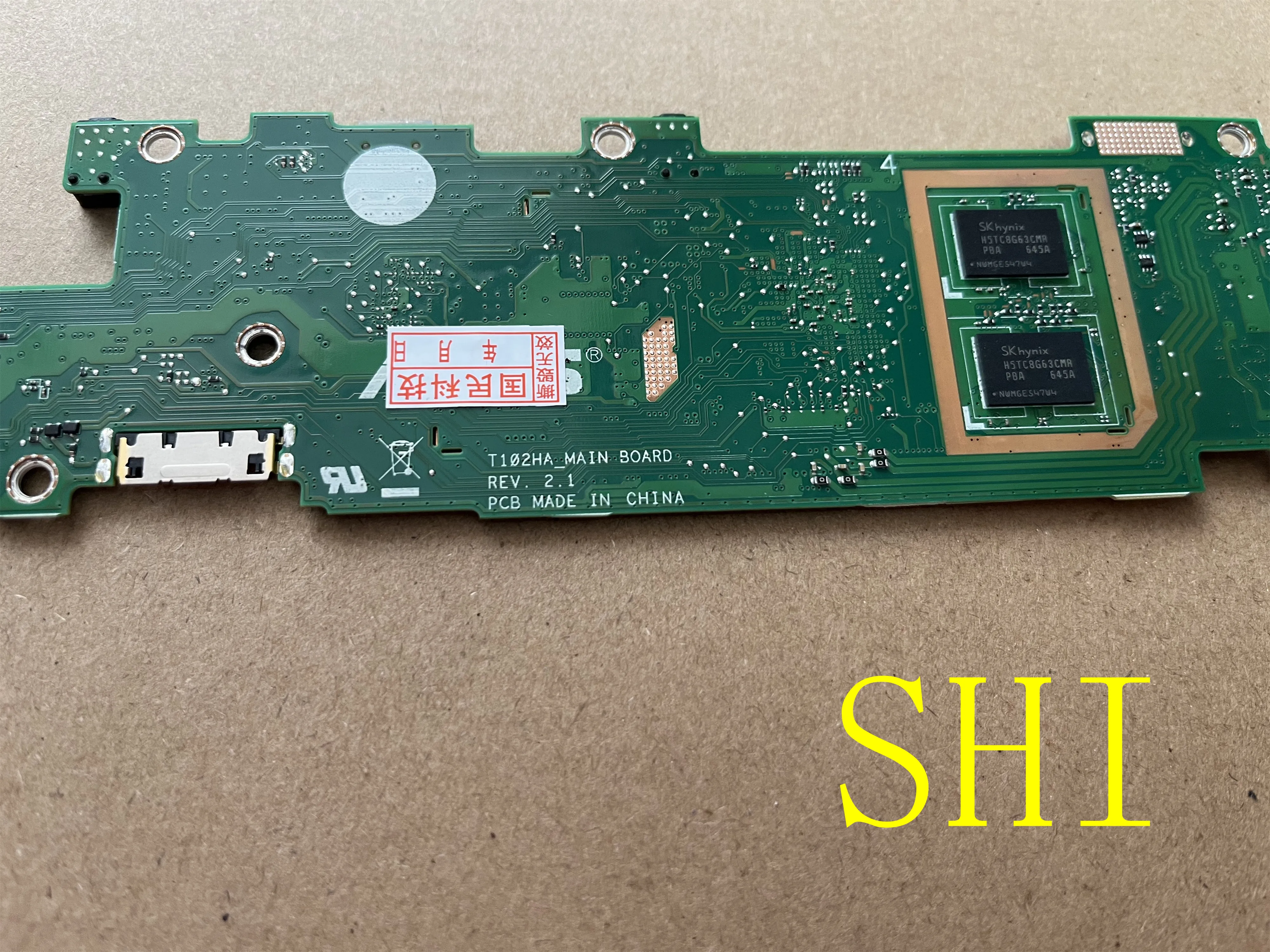 T102HA FOR Akemy  Used ASUS  Laotop Mainboard T102HA Motherboard with 4G 64G-SSD 100% tested work Free Shipping