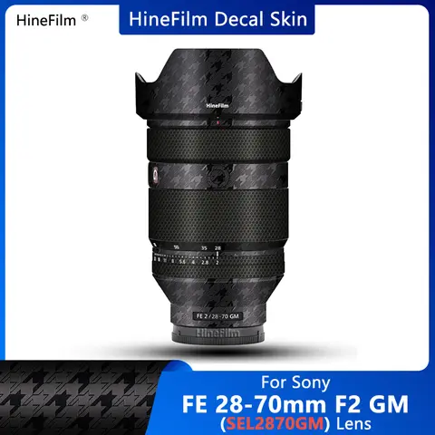 Sony FE 28-70F2GM 렌즈 데칼 스킨 용 Hinefilm 스킨 Sony SONY 28-70mm F2 GM 렌즈 스티커 FE28-70 보호대 용 2870GM 랩 커버 Best5
