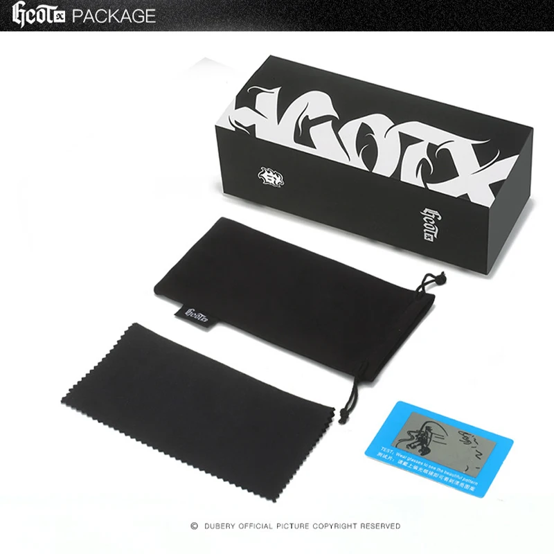 نظارات شمسية ماركة GCOTX العصرية للرجال والنساء ، فاسق ، أسلوب العصابات ، أزياء الهيب هوب ، نظارات شمسية مستقطبة وأنيقة #5