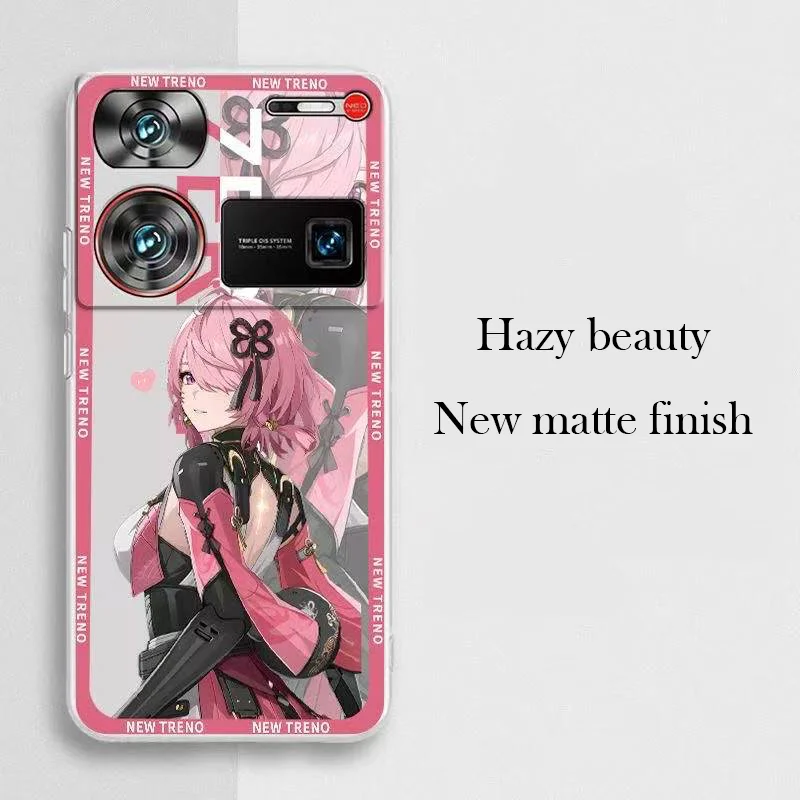 حافظة شفافة لهاتف ZTE Nubia Z70 Ultra غطاء خلفي لوسادة هوائية