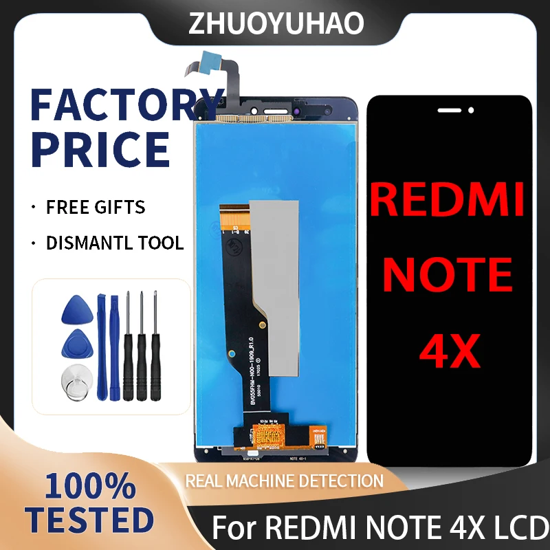 5.5\'\' LCD Display For REDMI NOTE 4X LCD Replacement Display Touch Screen For REDMI NOTE 4X LCD Screen Digitizer Assembly