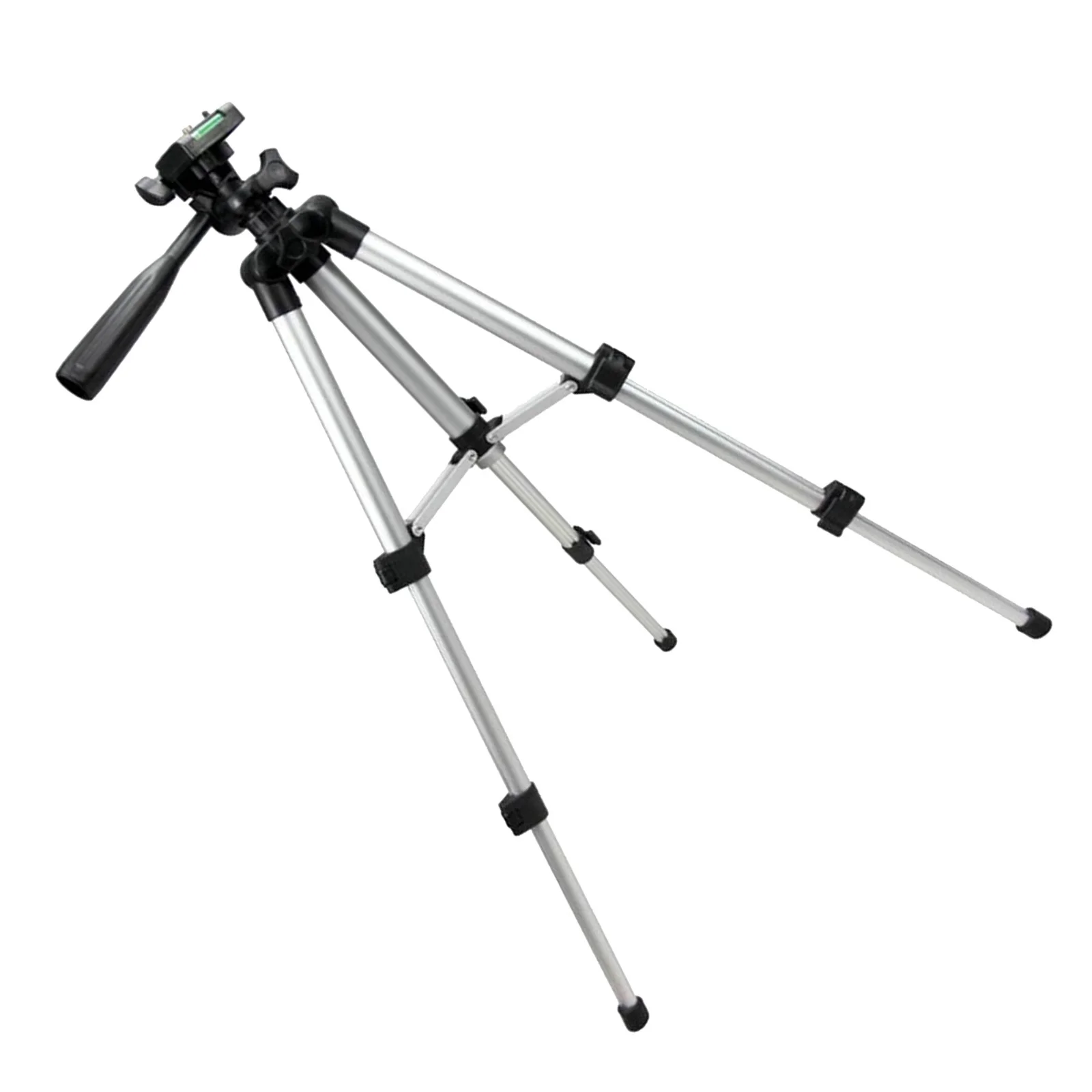 Tripé giratório ajustável de 360 graus, suporte telescópico de 5 estágios de liberação rápida para câmera dslr, filmadora, telefone, tablet