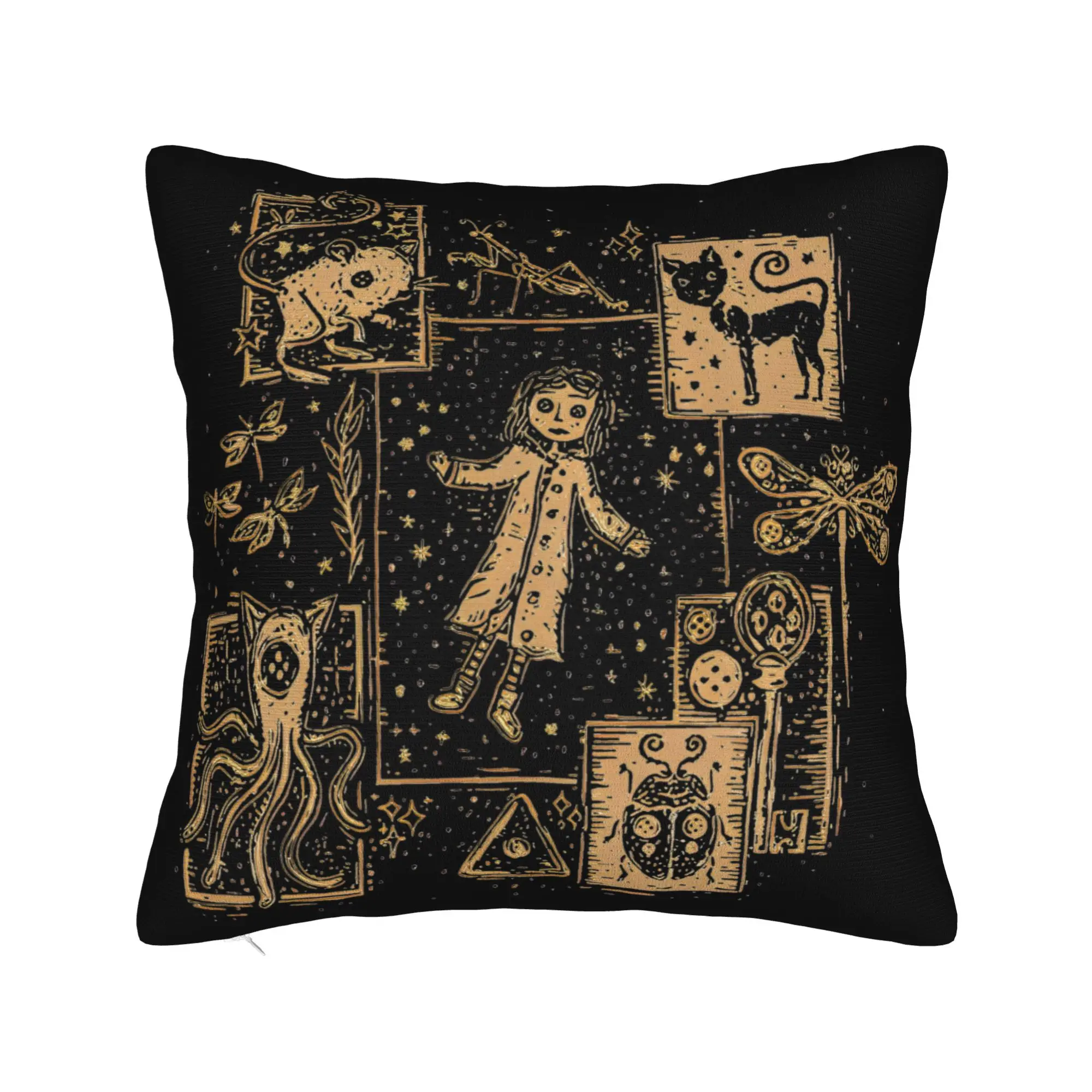 

Coralines Pillowcases dreaming Funny Pillow Case For Office Car Home Decor Print Pillow Cover