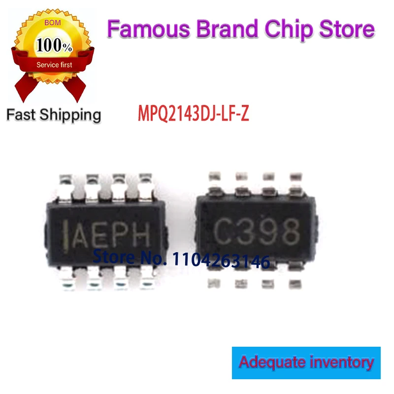NEW 10PCS/LOT MPQ2143DJ-LF-Z MP2143DJ-LF-Z MP2143DJ MPQ2143 SOT23-8